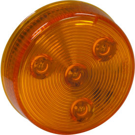 2-1/2" Round 4 LED Amber Marker Light - Min Qty 100