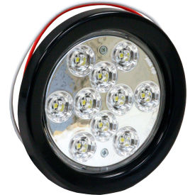 4" Round 10 LED Clear Backup Light
