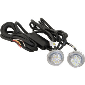 LED Hidden Strobes w/ 2 In-Line Flashers - 15' Cable