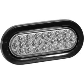 6-1/2" Oval Recessed Clear Strobe Light
