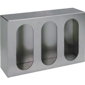 Triple Oval Primed Gray Steel Vertical Light Box