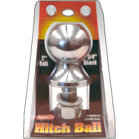 Towing Ball - 2" Dia. X 2-1/8" Shank - 3,500 Lb. Cap. Chrome - Min Qty 5