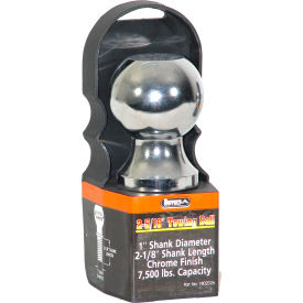 Towing Ball - 2-5/16" Dia. X 2-1/8" Shank - 7,500 Lb. Cap. Chrome