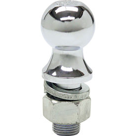 Towing Ball - 1-7/8" Diameter with 2-1/8" Shank - 5,000 lb. Capacity - Chrome - Minimum Quantity 5