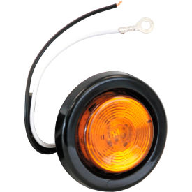 2" Round 1 Led Amber Marker Light W/ Grommet & Plug - Min Qty 6