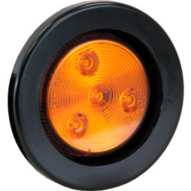 2-1/2" Round 1 Led Amber Marker Light W/ Grommet & Plug - Min Qty 6