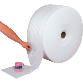 UPSable Perforated Foam Roll, 24"W x 900'L x 1/16" Thick, White, 1 Roll