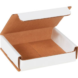 Corrugated Mailers, 4"L x 4"W x 1"H, White