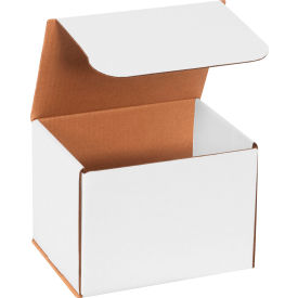 Corrugated Mailers, 8"L x 6"W x 6"H, White