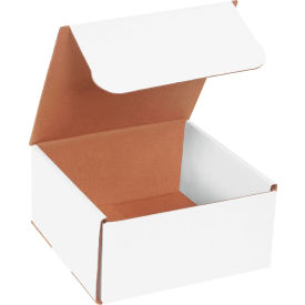 Corrugated Mailers, 8"L x 8"W x 4"H, White