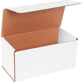 Corrugated Mailers, 10"L x 5"W x 5"H, White
