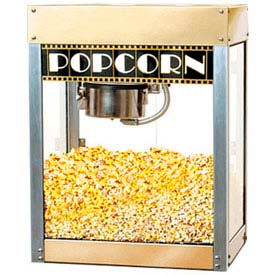 11048 Premier Popcorn Machine 4 oz Gold/Silver 120V 930W