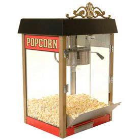 Street Vendor Popcorn Machine 6 oz Red 120V 1180W