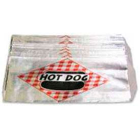 Hot Dog Bags, Foil, 1,000/Case