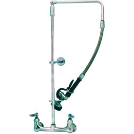 Pre-Rinse Unit With Wall Mount Faucet & Wall Bracket