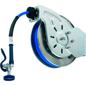 Open Hose Reel with 15' Hose, Epoxy Coated Steel