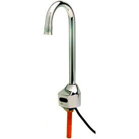 Electronic Wall Mount Gooseneck Faucet With Hydrogenerator, 2.2 GPM
