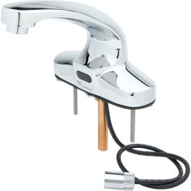 Electronic 4" Deck Mount Faucet With Hydrogenerator, 2.2 GPM, Chrome