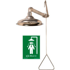 AXION MSR 8133H Corrosion-Resistant Stainless Steel Horizontal Supply Drench Shower