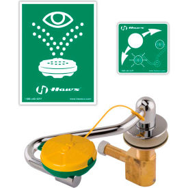 Single Action Swing-Away Eye/Face Wash-Mounted On L/R Side Of Sink