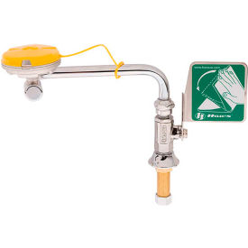 Swing-Away Eyewash Designed To Be Mounted On Right Side Of Sink