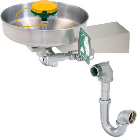 Barrier-Free Wall Mounted AXION MSR Eye/Face Wash Head Tailpiece, Trap