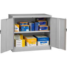 Jumbo Heavy Duty Storage Cabinet, 20 Gauge, 48"W x 18"D x 42"H, Sand