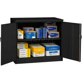 Jumbo Heavy Duty Storage Cabinet, 20 Gauge, 48"W x 24"D x 42"H, Medium Gray