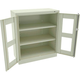 Standard Storage Cabinet, 36"W x 18"D x 42"H, Unassembled, Putty
