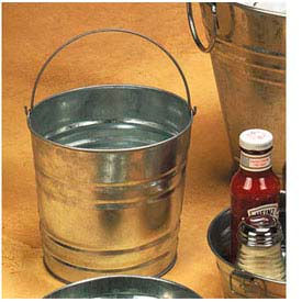 Pail, 8 x 7, 1.16 Gallon, Wire Handle