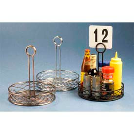 Birdnest Condiment Rack, 6" Diameter, Chrome Finish