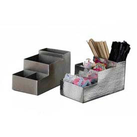American Metalcraft - Coffee/Bar Organizer, 8"L x 4"W x 4"H, 4 Comp