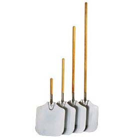 Pizza Peel, 14" x 16" x 28"L, Aluminum Blade, Wood Handle