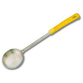 Spooner, Ladle Style Solid Bowl, 5 Oz., 3-1/2" Dia., Grip Handle, Yellow