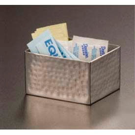Sugar Packet Holder, 2-3/4 x 3-1/4 x 1-3/4, Hammered Finish