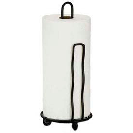 Paper Towel Holder, 6" Dia. x 12"H, Wrought Iron