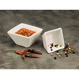 Sauce Cup, 2 Oz., Square, Porcelain