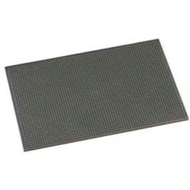 Bar Mat, 12" x 18" Long, One Piece, Brown