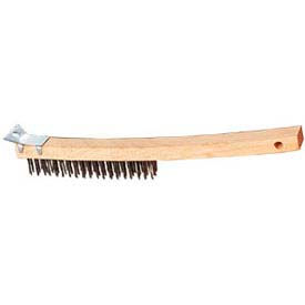 Brush/Scraper, Wire, 3/4" x 5-7/8", 13-1/2" Overall