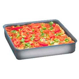 Deep Dish Pan, Straight Sided, 12" x 12" x 2" Deep, Hard Coat