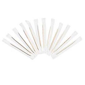 Cello-Wrapped Wooden Toothpicks, Natural, Plain, 15,000/Carton