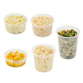 Plastic Food Containers, 500/Case
