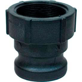 1" Polypropylene Cam and Groove Adapter x Female NPT