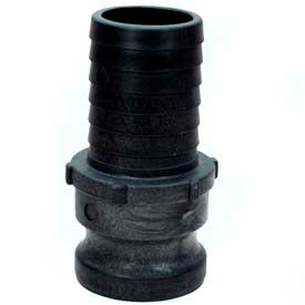1-1/2" E Polypropylene Cam and Groove Adapter x Hose Shank