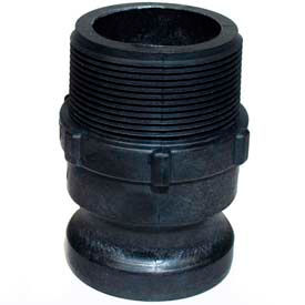 3" F Polypropylene Cam and Groove Adapter x Male NPT