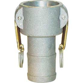 2" Dia. Type C Aluminum Cam and Groove Coupler x Hose Shank