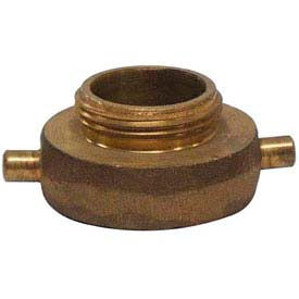 2-1/2" FNST x 2" MNPT Brass Hydrant Adapter