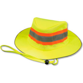 Aware Wear S230 Boonie Hat, Polyester, One Size, Hi-Viz Lime