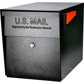 Locking Security Curbside Mailbox Black