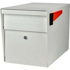 Locking Security Curbside Mailbox White